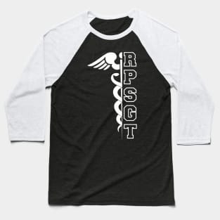 Rpsgt Respiratory Therapist Sleep Technologist Caduceus Baseball T-Shirt